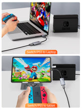 HDMI to USB/USB C Video Capture Card 1080P for Nintendo Switch Gaming Live Streaming